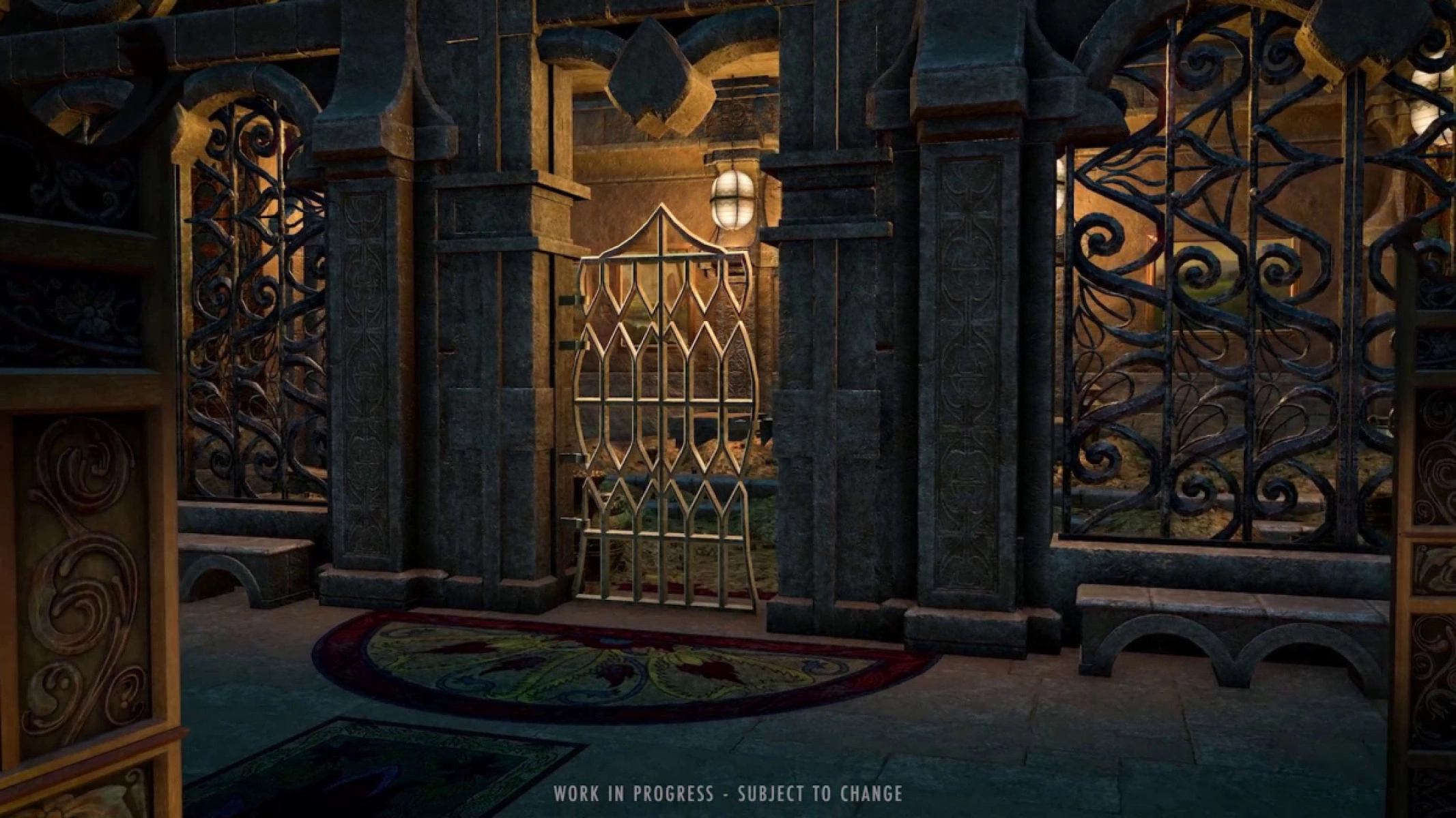 Image of the possible functional bank found inside the event house.