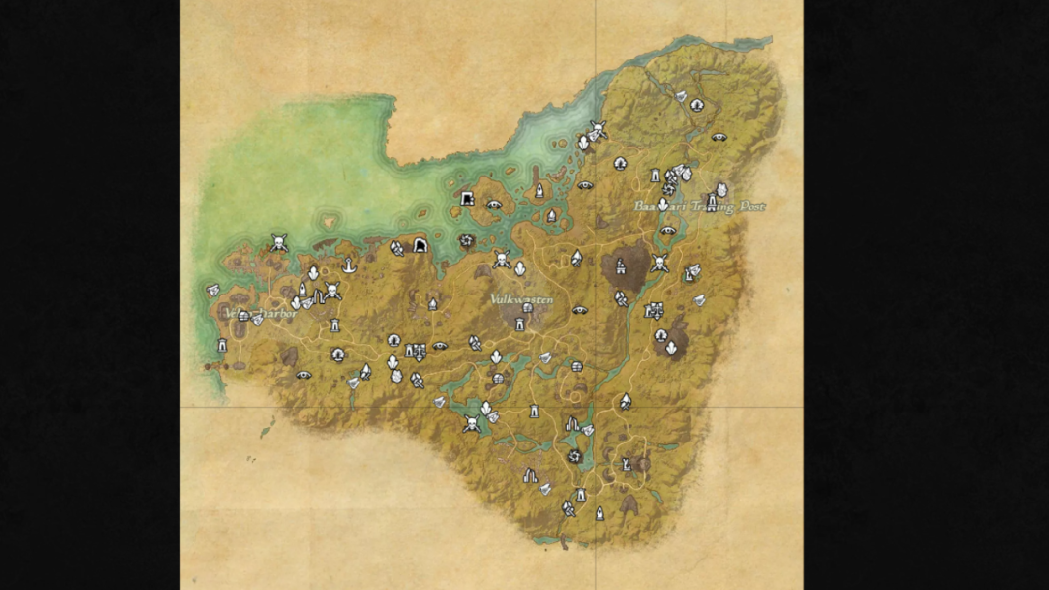 Map of Malabal Tor