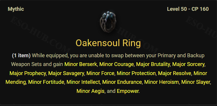 ESO Oakensoul Ring