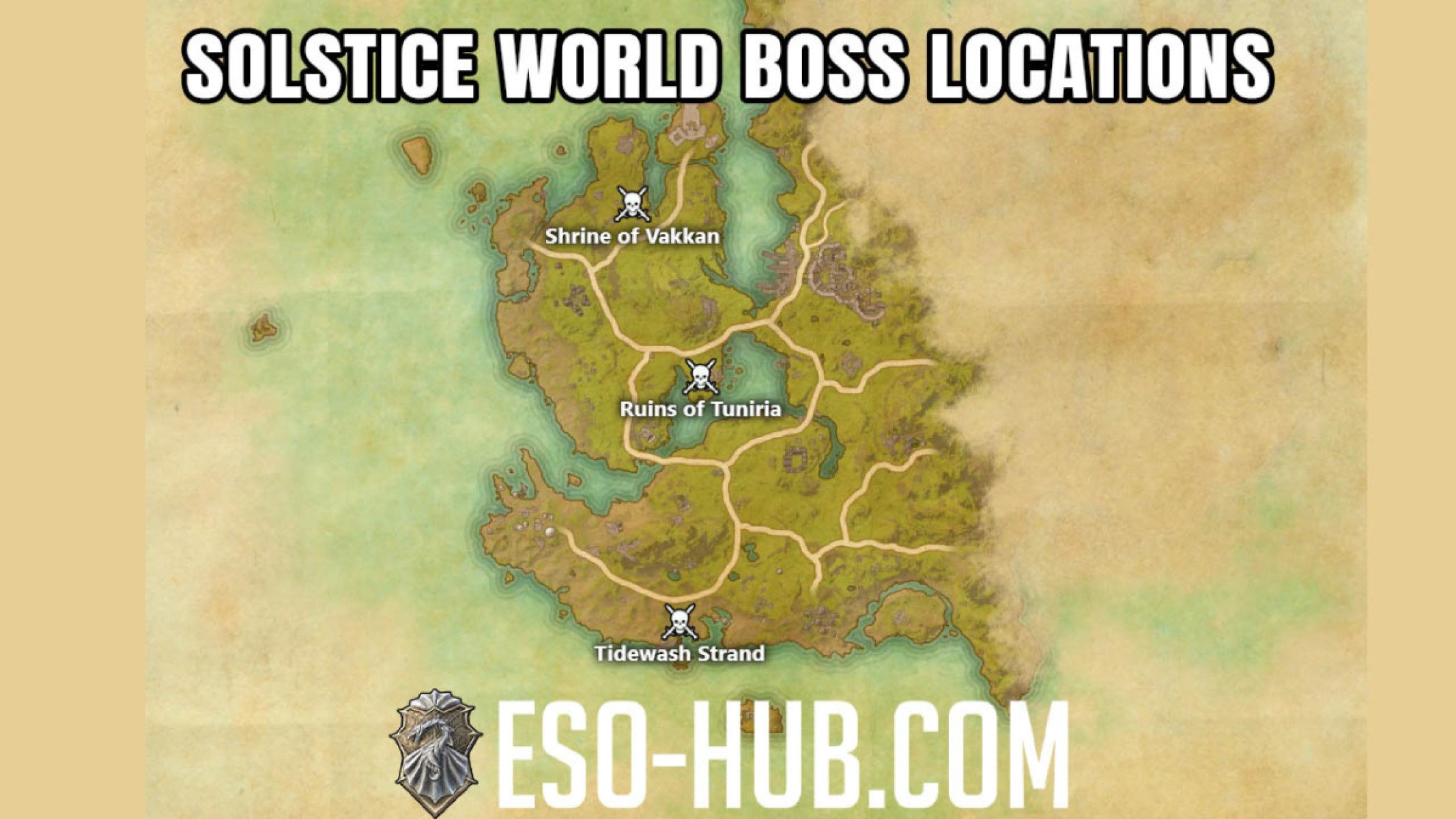 Refer to this map to quickly locate all the World Bosses for your daily quests