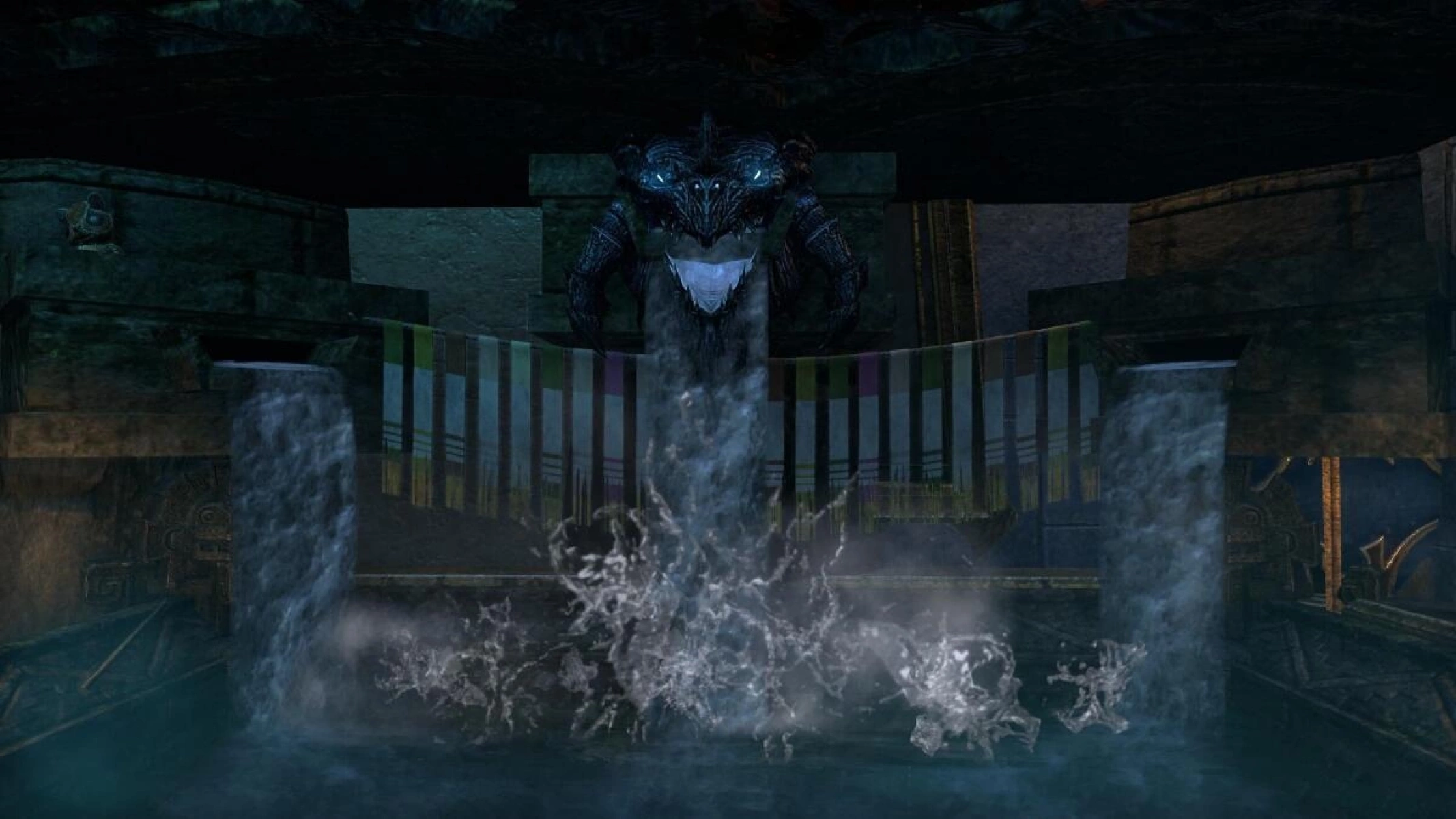 A luxury spa: a misty thermal basin, an enchanted frost chamber and a therapy loft with Tamriel's rarest oils. The resident Senche-raht guard, Caska, might be persuaded to provide a massage if you negotiate at your own peril 