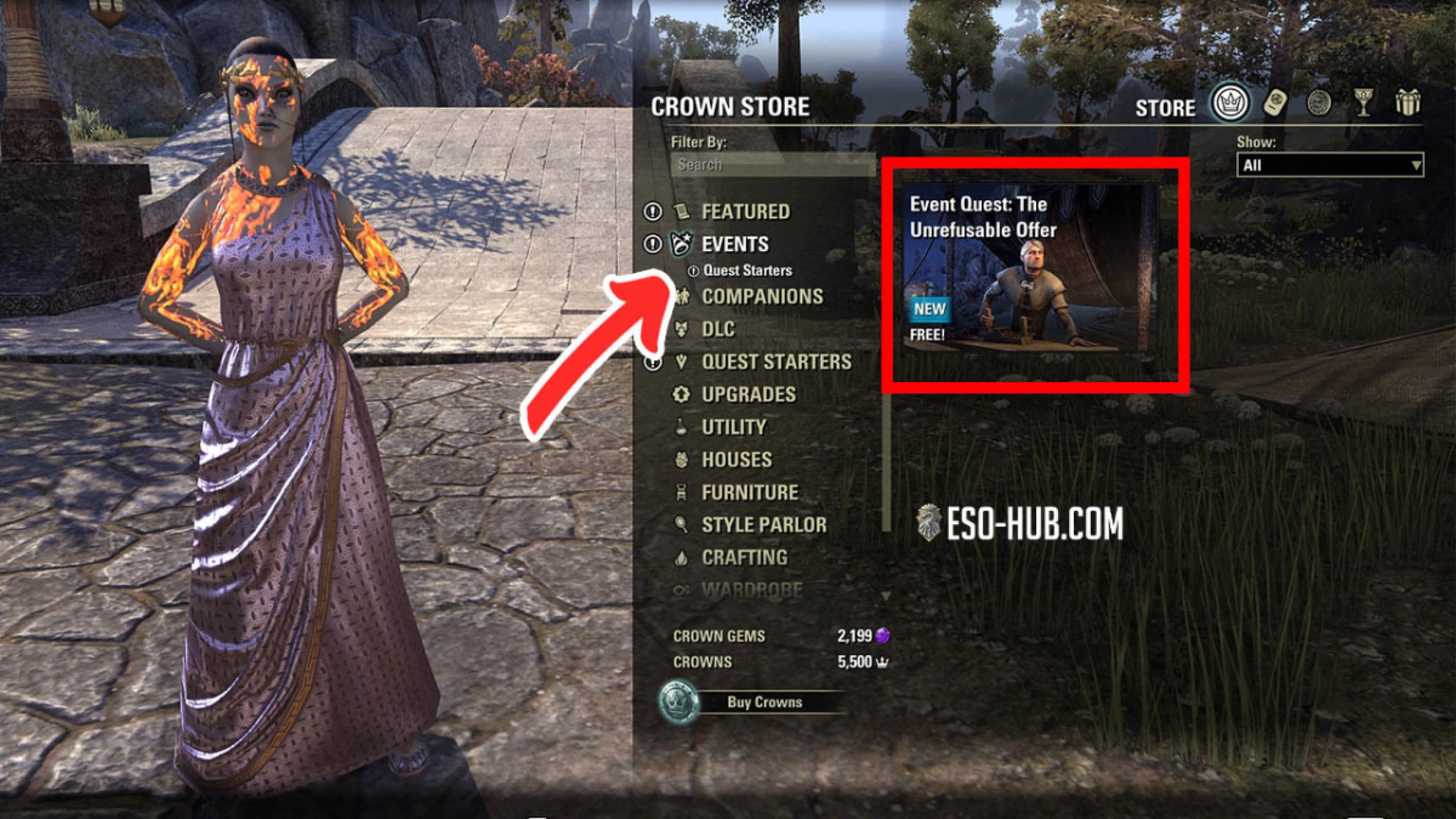 Zenithar intro quest "The Unrefusable Offer" is found under Events->Quest Starters