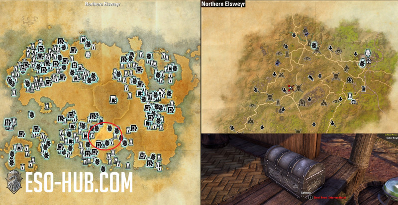 Northern Elsweyr Map - The Elder Scrolls Online (ESO)