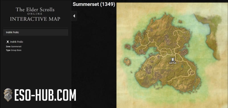 Summerset Map - The Elder Scrolls Online (ESO)