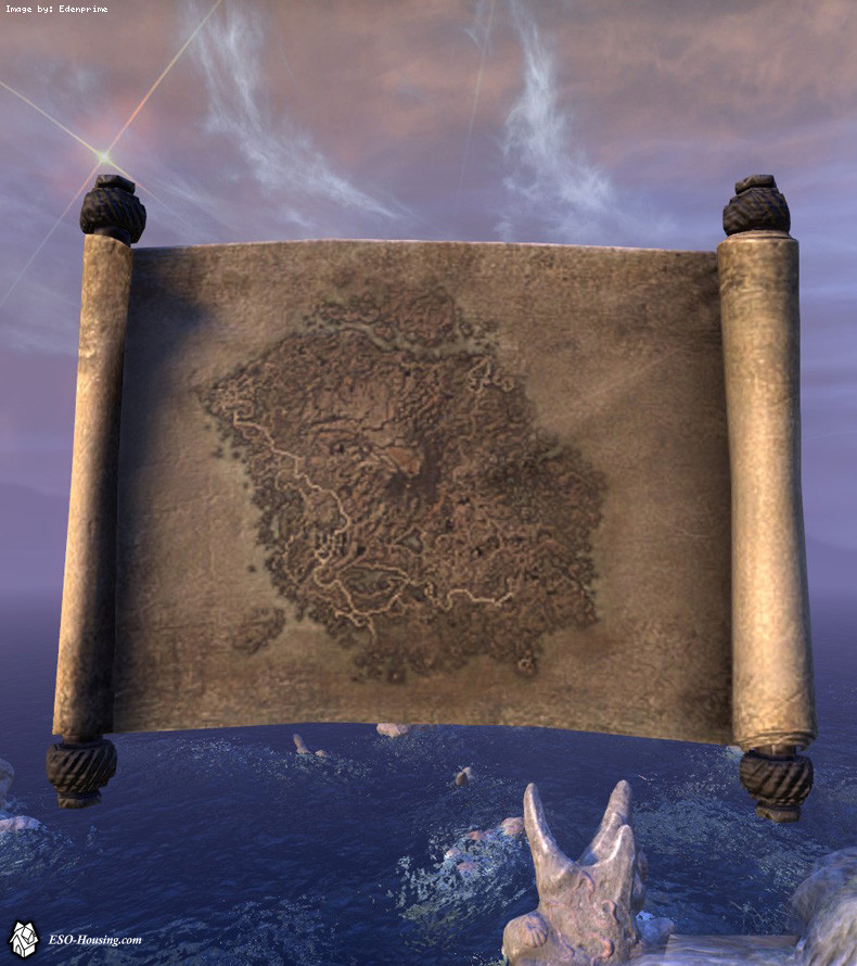 Antique Map of Vvardenfell