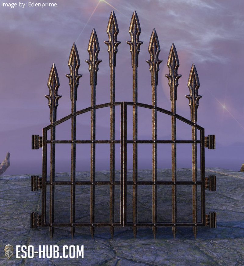Gate, Spiked Iron