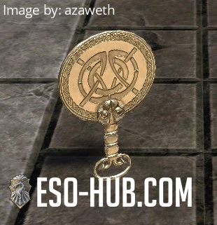 Image 1 of Solitude Hand Mirror, Ornate ESO