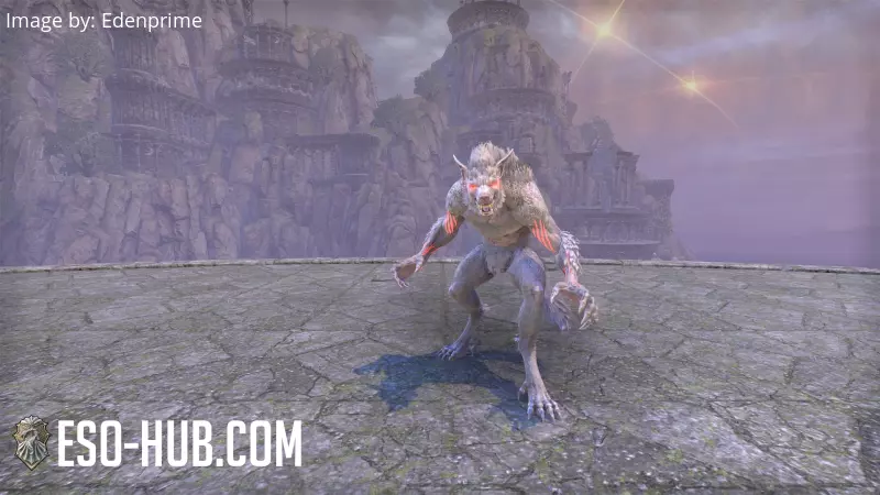 Image 1 of Werewolf Form, White ESO
