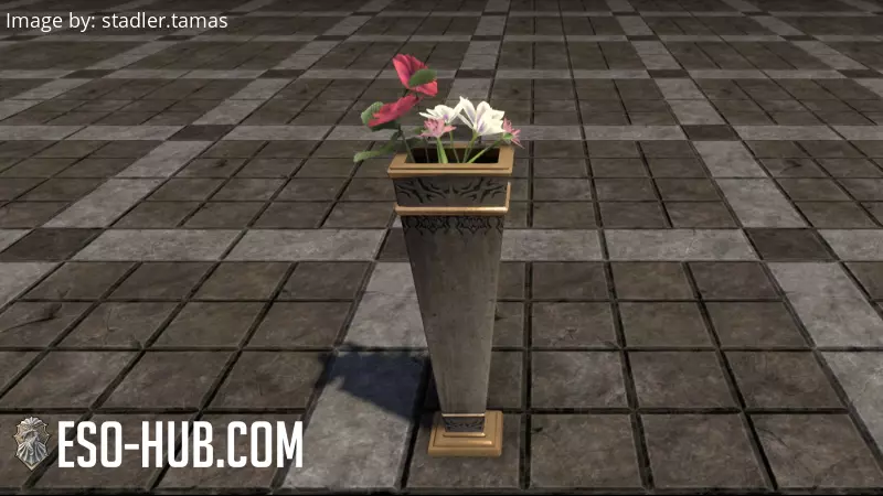 Image 2 of Jarrón de Necrom, elegante, rectilíneo y floral ESO