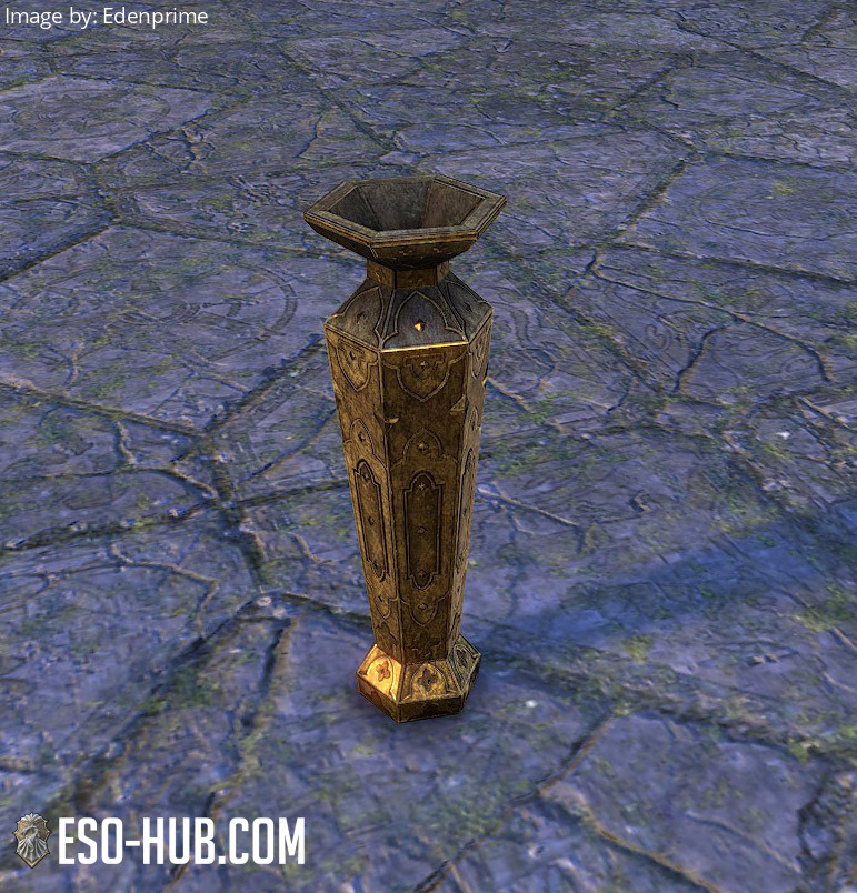 Redguard Vase, Golden