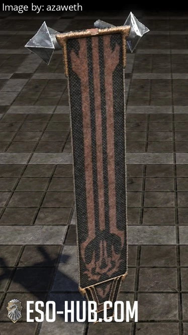Image 1 of Necrom Banner, Narrow Bronze-Stitched ESO