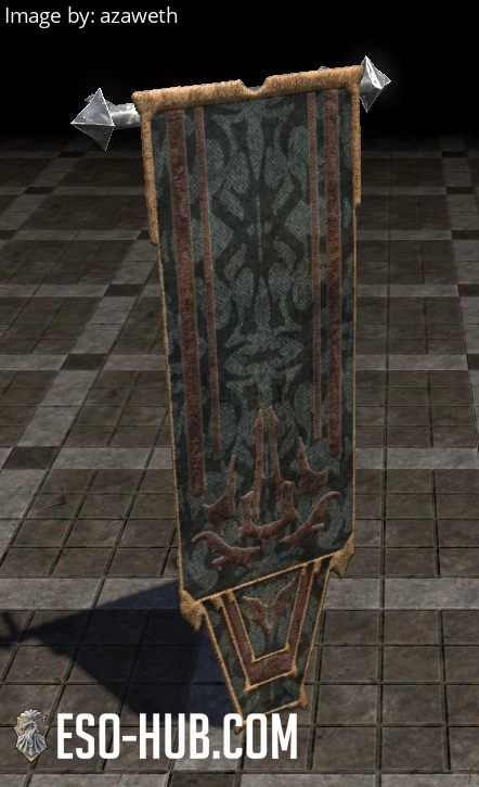 Image 1 of Necrom Banner, Medium Patterned ESO