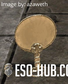 Image 2 of Solitude Hand Mirror, Ornate ESO
