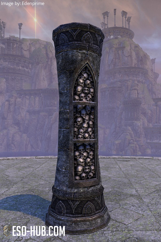 Coldharbour Column, Skulls - ESO Hub - Elder Scrolls Online