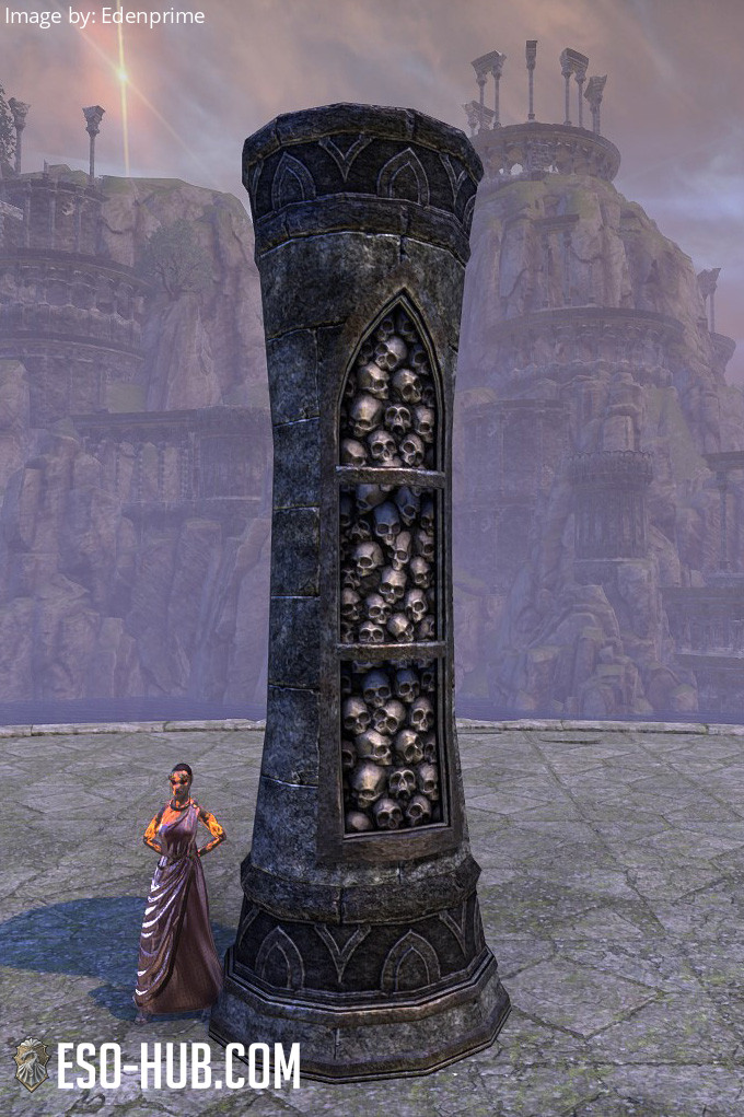 Coldharbour Column, Skulls - ESO Hub - Elder Scrolls Online