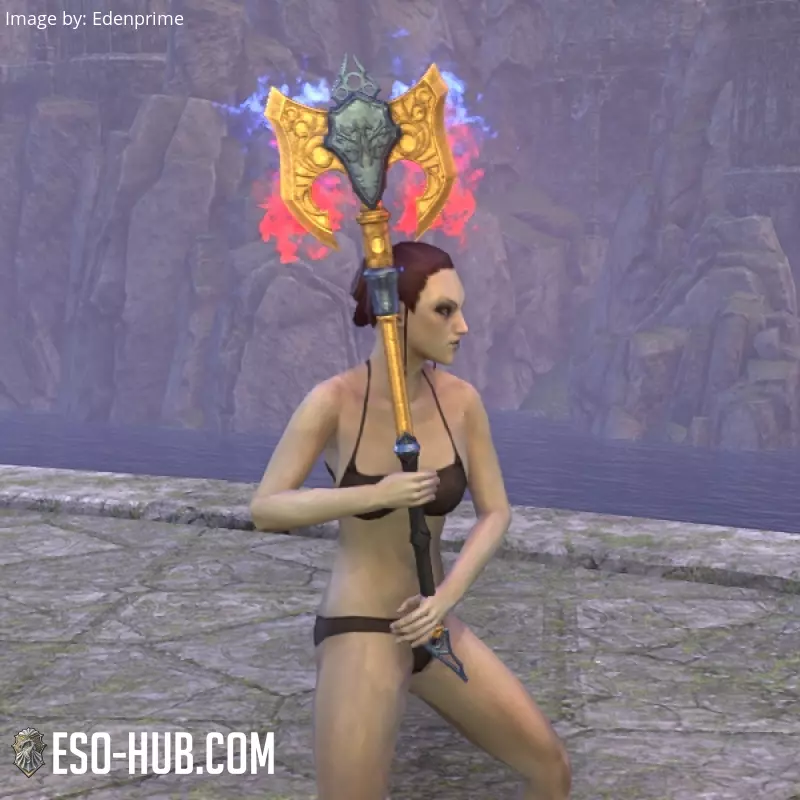 Image 1 of Vanos Dungeon Delve Battle Axe ESO