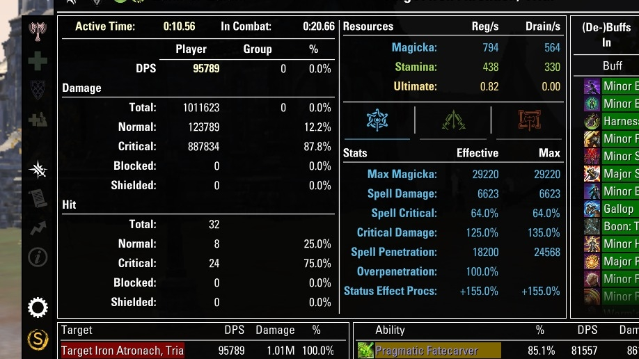 A parse from trial dummy