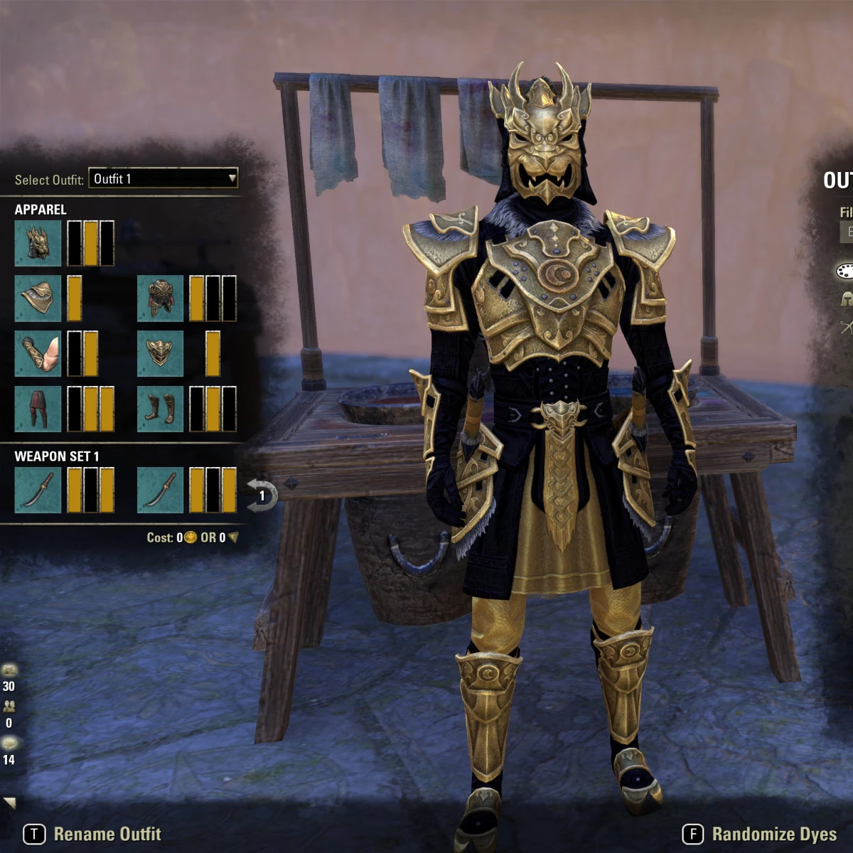 One Bar Stamina Nightblade outfit 2
