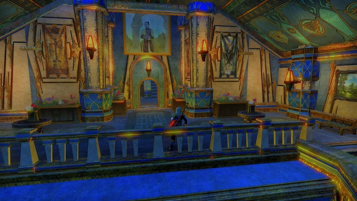 Main Hall from top of Stairs