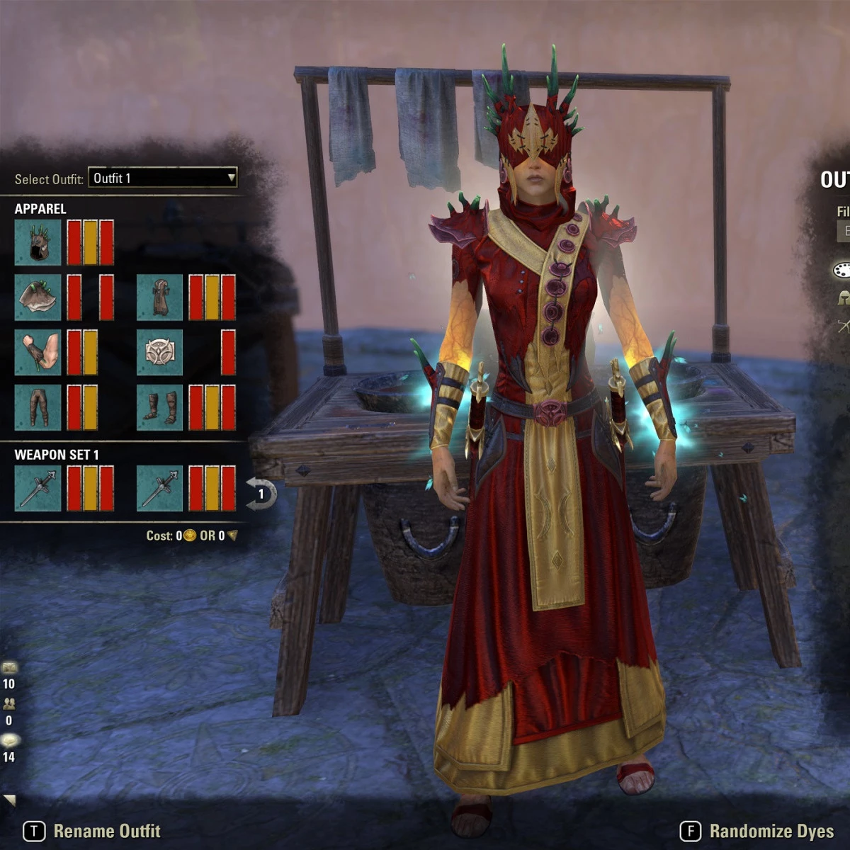 One Bar Magicka Warden Build Outfit 2