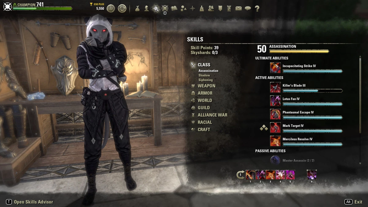 Group Build - Front Bar Skills