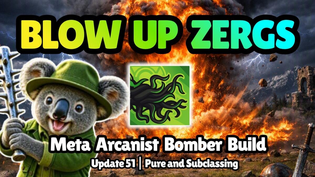 Insta-Nuke Zergs This Easily | Update 51 Meta Arcanist Bomber Build | Pure & Subclassing ESO PvP