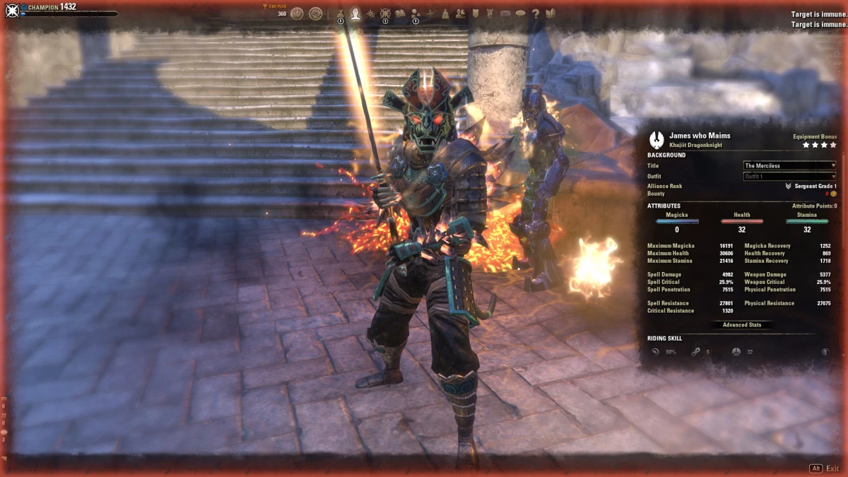 Buffed Stats (without 30% increase from Potion)