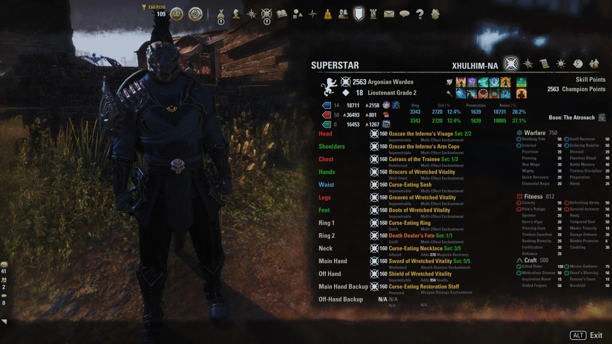 Warden BG healer