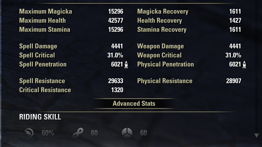 Dark Elf. Not buffed.