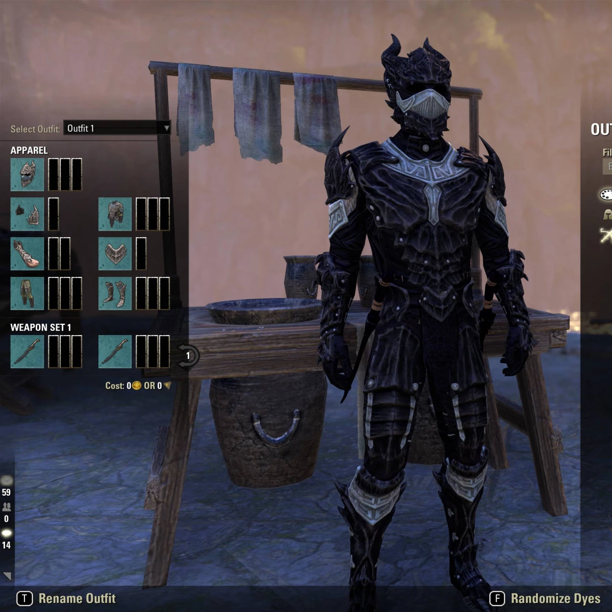 One Bar Stamina Necromancer Build for ESO Outfit 1
