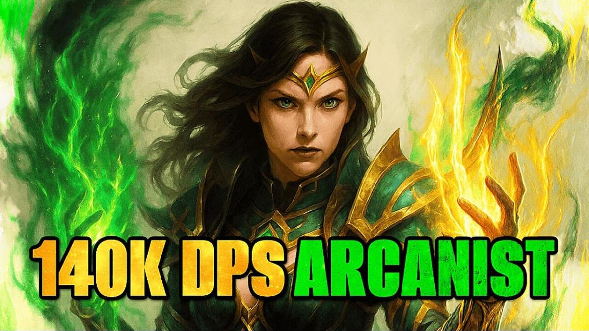 140K+ DPS Magicka Arcanist Build🟢 | Templar + Nightblade Subclass | ESO Meta