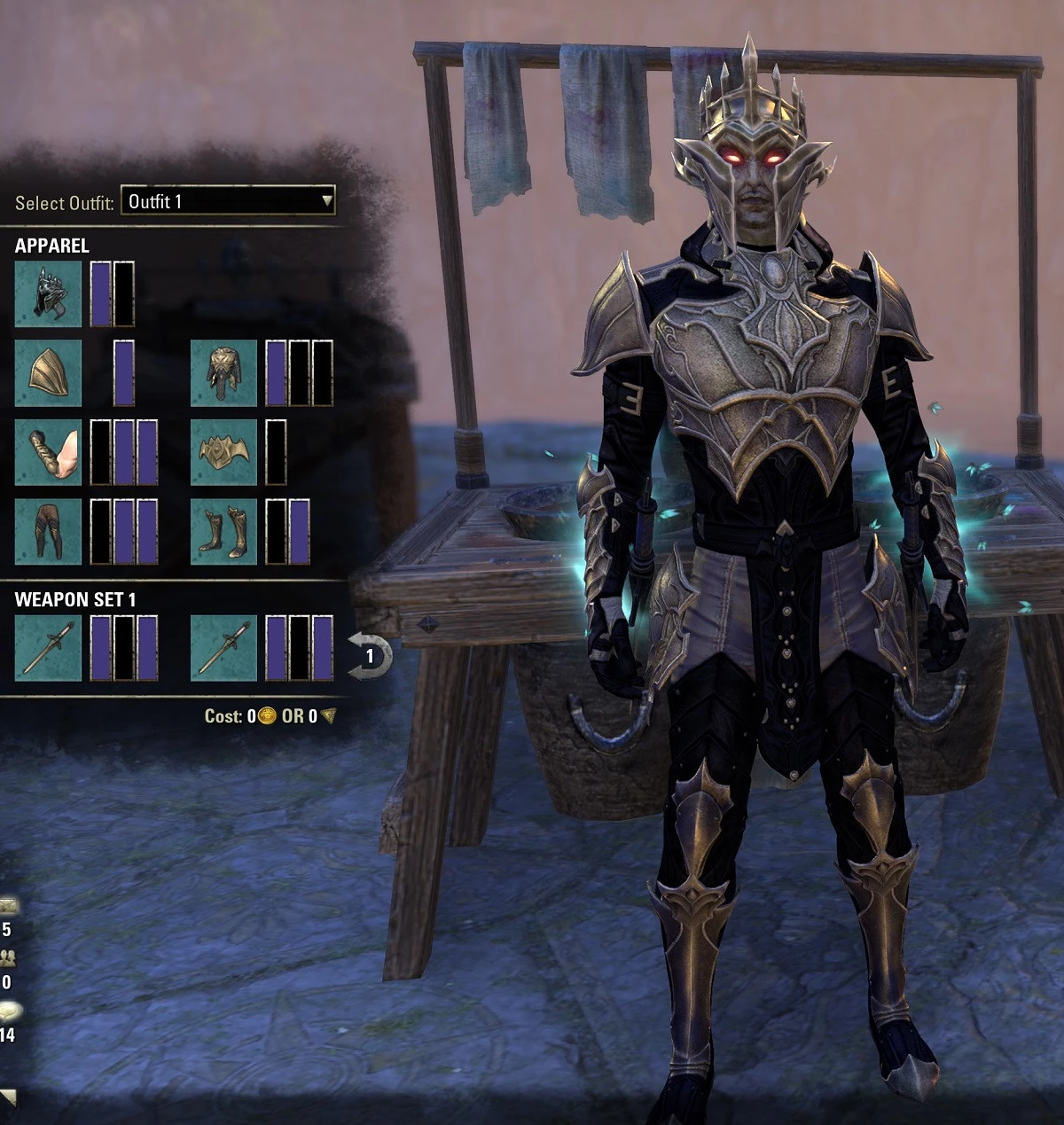 One Bar Stamina Warden Dual Wield Outfit