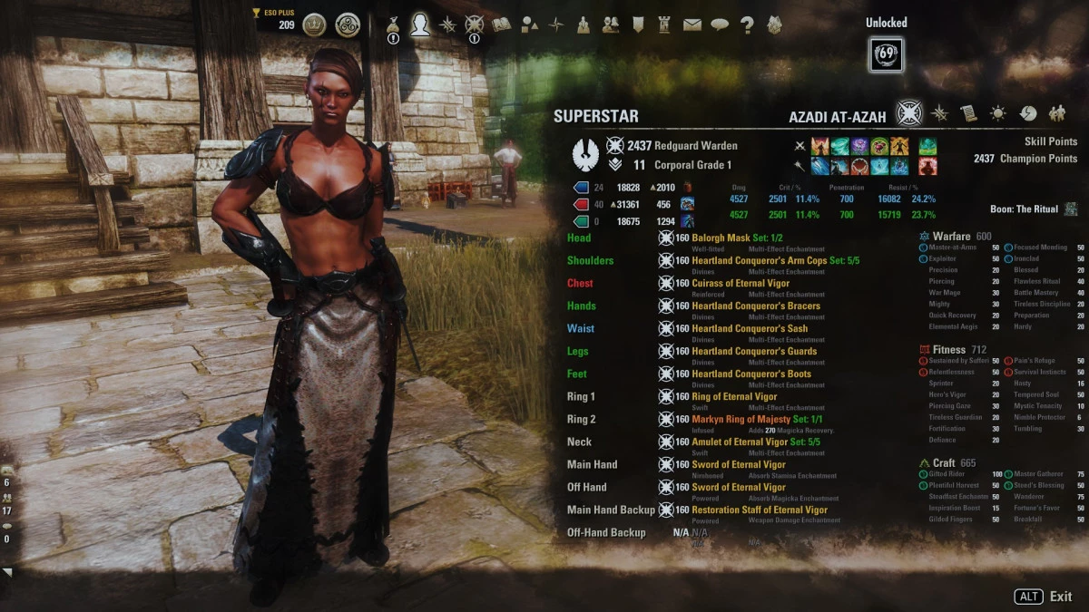 Redguard healer don't ask why
