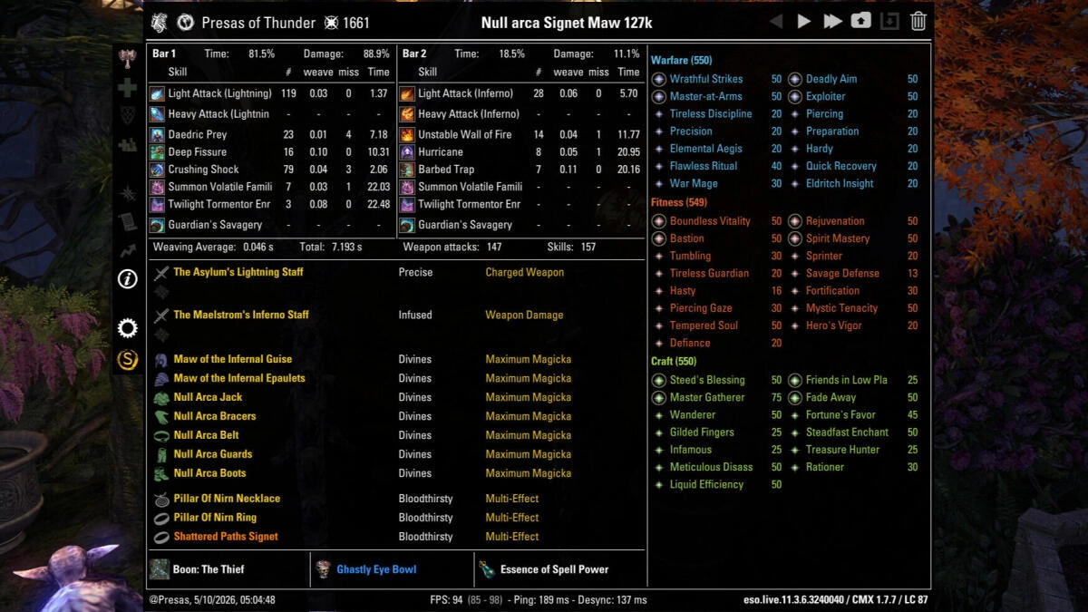 details on parse