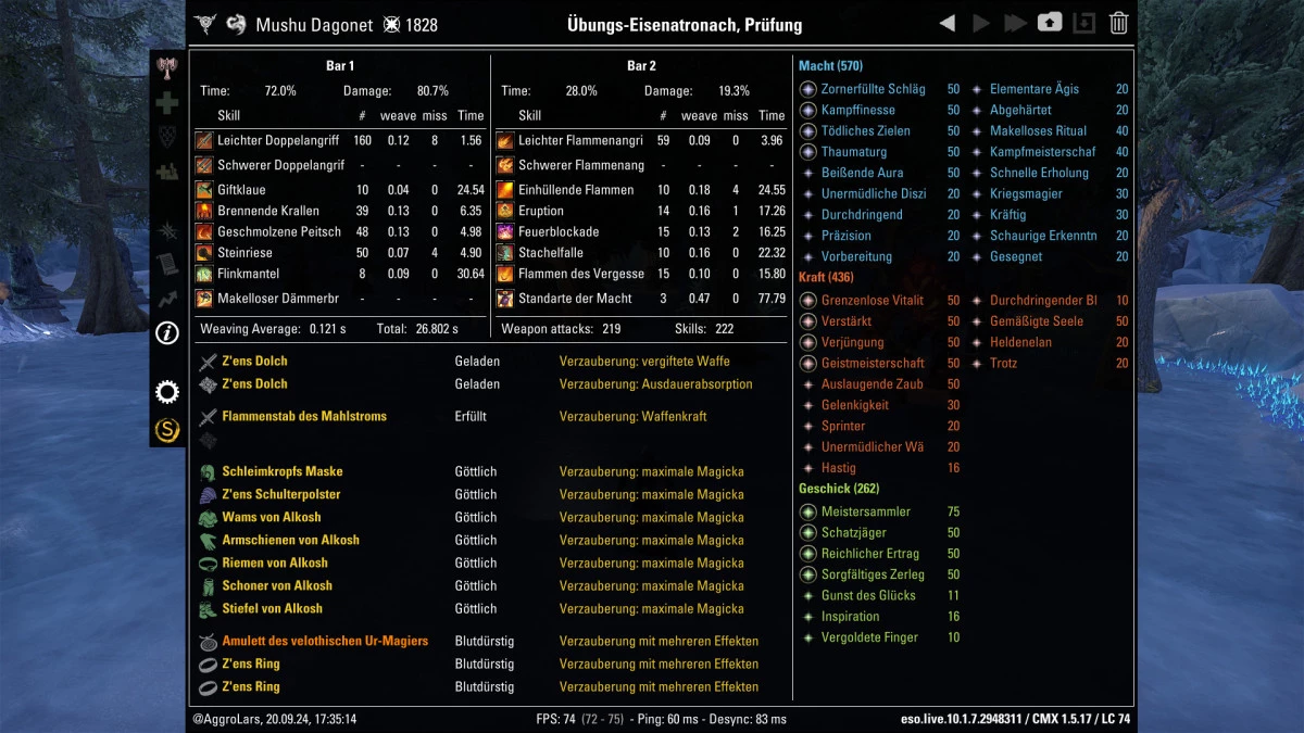 Zenkosh Magicka Parse Info