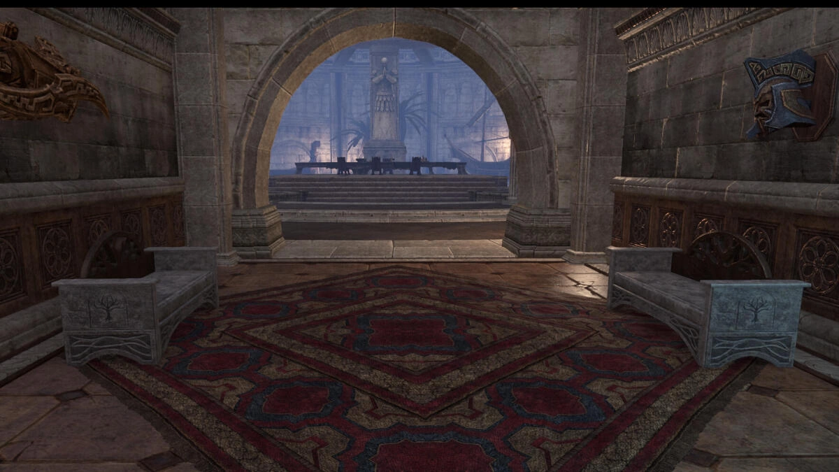 Hallway to the great hall