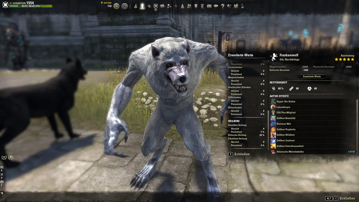 Werwolf passive Buffs