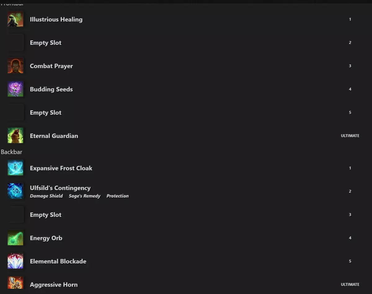 Skill Base Warden Healer