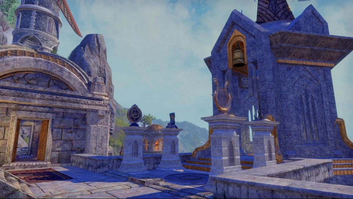 Top Floor Shrine area and structural add on between guest room and servants quarters