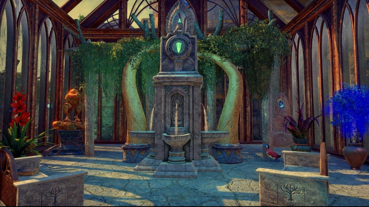 Enclosed Garden Area - fit nicely over top of waterfall area that was just wasting useable space