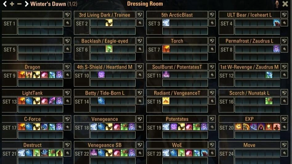 Tips: How to swap skills quickly(Dressing Room)