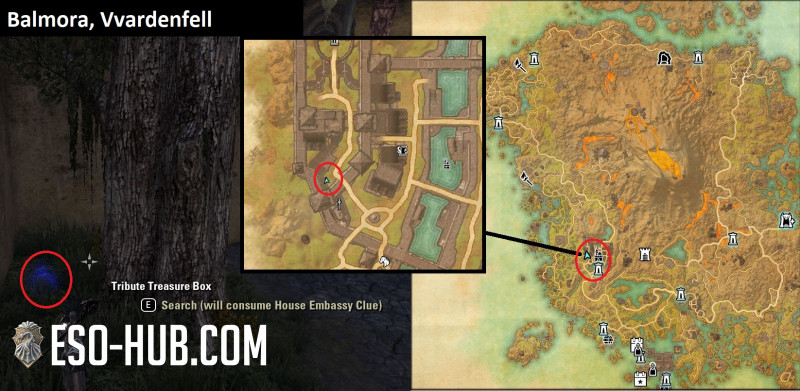 House Embassy Clue map